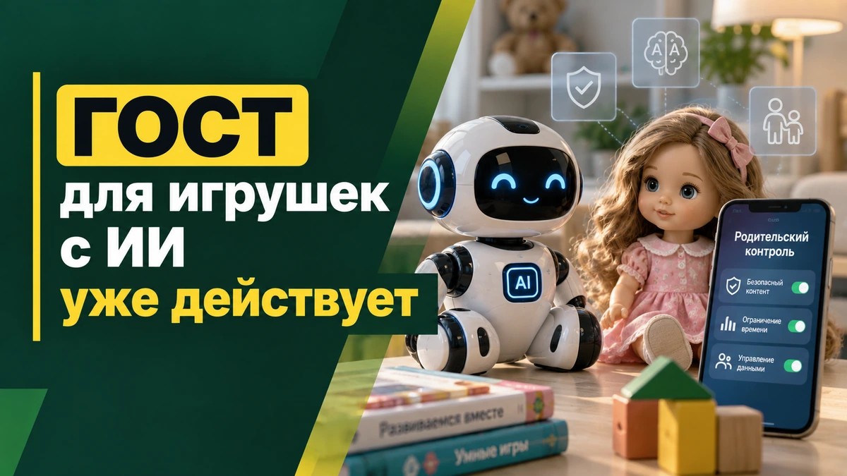 ГОСТ Р 72756-2026 для игрушек с искусственным интеллектом