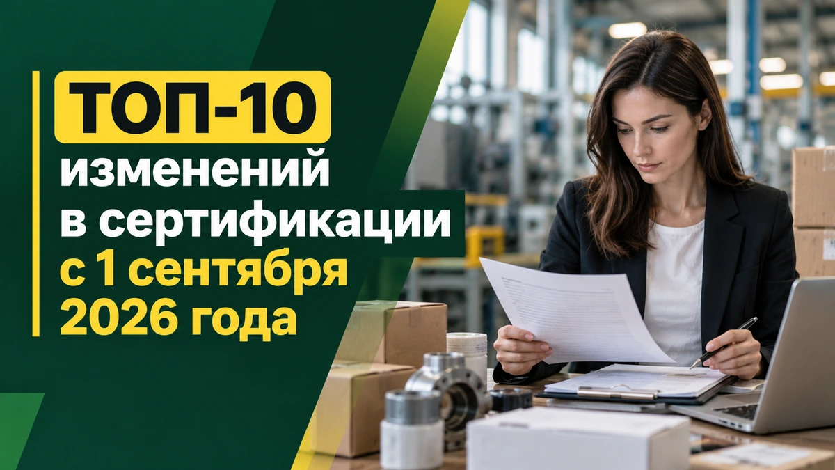 ТОП-10 изменений в сертификации с 1 сентября 2026 года