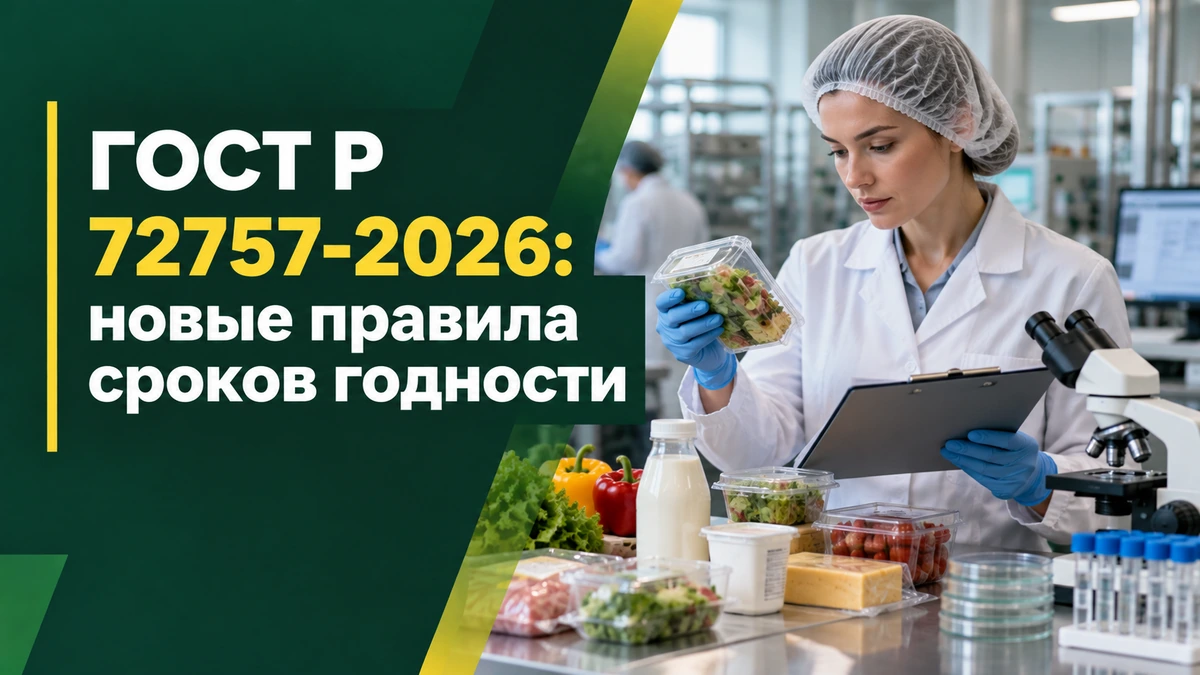 ГОСТ Р 72757-2026 — новые правила определения сроков годности пищевой продукции